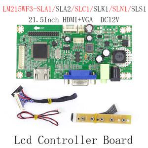 rgbtohdmi LM215WF3 SLA1/SLA2/SLC1/SLK1/SLN1 LCD 컨트롤러 보드 21 5 인치 HDMI 및 VGA DC12V 30pin LVDS LED 1920 1080P DIY 디스플레이 화면