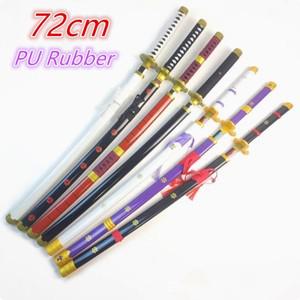 조로검 코스프레칼 Roronoa Zoro Swords 72cm 수제 Katana 일본 애니메이션 코스프레 검 무기 Katana 칼 안