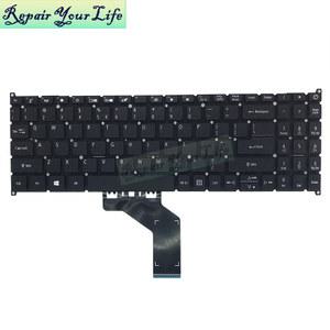 컴퓨터 노트북 CH 51G P215 52 P215 N19Q8 UKR 53 미국 Acer P215 P215 포르투갈어 TravelMate 53G 에이서용 P2 중국어 영어 52G 키보드 스페인어 UA 51