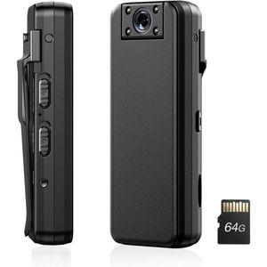 BOBLOV A21 소형 카메라 바디원 캠 블랙박스 미니 캠코더 64GB