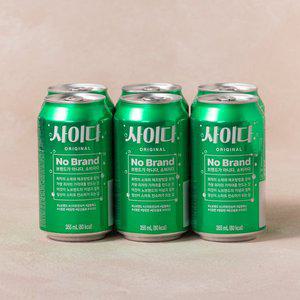 노브랜드 캔사이다 355ml*6