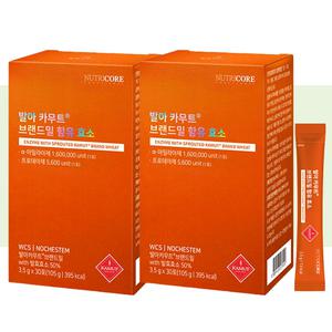 뉴트리코어 카무트 효소 발아카무트효소 30포X2박스