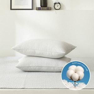 [롯데백화점]박홍근홈패션 슬로우 피그먼트 60수 아사면 워싱 베개커버 1장 50X70cm