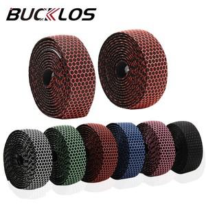 BUCKLOS 도로 자전거 테이프 실리콘 핸들 바 커버  미끄럼 방지 밴드 레이싱 스트랩