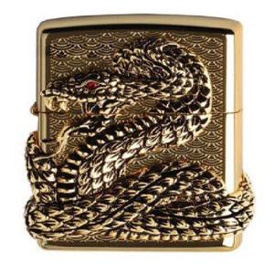 ZIPPO 지포라이터 기념일 신년 새해 선물 250-18 SNAKE COIL GD(R) ZPC1MA014R