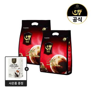 G7 퓨어블랙 2g 200개입 x 2개 + 레전드 카푸치노 코코넛 12개입 구성 / 베트남 원두 커피 다크 아메리카노