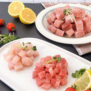 갤러리아 피터씨마켓 포케용 참치큐브(눈다랑어) 2cm 400g x3 3팩세트