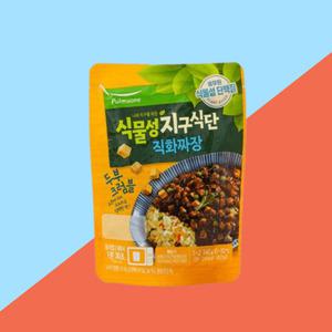 풀무원 3분짜장 지구식단 두부크럼블 직화짜장 160g