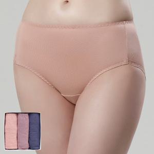 제임스딘 여성 팬티 세트 3매입 모달 여자 레이스 라인 맥시 삼각 부인용 부드러운 엄마 베이직 JHWPZ025