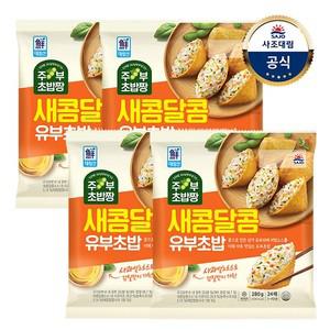대림냉장 주부초밥짱 새콤달콤유부초밥 280g 4개