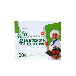 쉐프 위생장갑 100매 W669D83