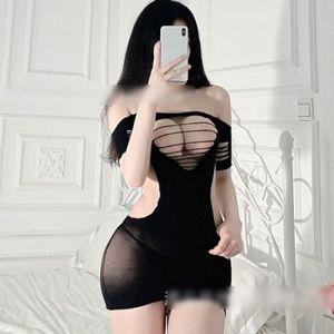 인더트슬립 코레 섹시 망사 란제리 속옷 언더 섹시슬립