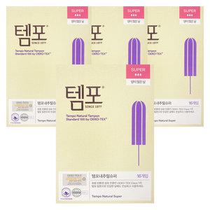 동아제약 템포 내추럴 슈퍼 16P x 4개