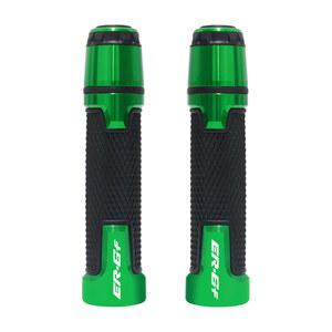 오토바이 CNC 알루미늄 핸들 바 그립, 핸드 그립 엔드, 가와사키 닌자 650R ER6F ER6N 오토바이 스로틀 핸들용, 7/8 인치 22mm