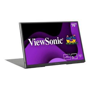 VIEWSONIC VG1656N 16인치 1200P IPS 무선 휴대용 모니터, 양방향 POWER LOGIC 60W USB C, 4000MAH 배터리 내장, 스마트 커버 스탠드 포함