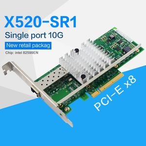 FANMI X520-SR1 X520-DA110GBase PCI Express x8 82599 EN 단일 포트 이더넷 네트워크 어댑터 E10G41BFSRSF