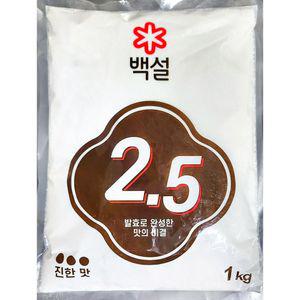 백설 핵산 2.5 1K미원 핵산 MSG 조미료 요리용조미료 조리용조미료 음식조미