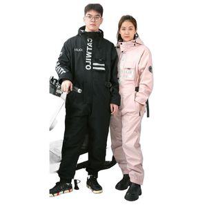 스즈끼 오토바이 배달 방한복 방풍 방수 겨울 우주복 수트
