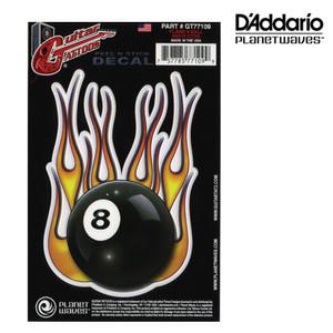플래닛웨이브 GT77109 스티커 타투 /FLAME 8 BALL