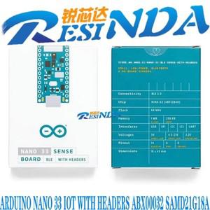 아두이노 NANO 33 IOT 헤더 포함, ABX00032 SAMD21G18A 개발 보드, 100%  및 정품
