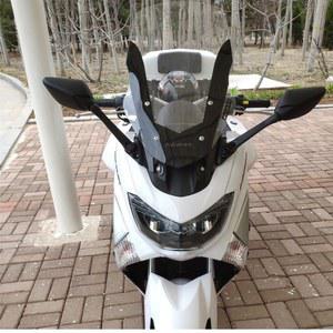 호환 ABS 스쿠터 범용 백미러 브래킷 빅 오토바이 사이드 155 R25 400 케이스 150 ADV 미러 Xmax300 뷰 Nmax R3