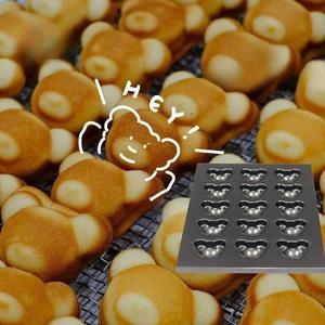 케이크 새끼 마들렌틀 치요다 15구 모양 곰돌이틀 사각 홈베이킹 깊은 틀 휘난새팬