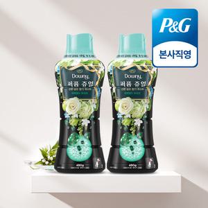 다우니 퍼퓸 쥬얼 에메랄드 브리즈 향기 부스터 480g 2개