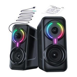 2.1채널 가정용 서브우퍼 컴퓨터 데스크탑 스피커 블루 투스 유선 PC 사운드 박스 향상된 헤비 베이스