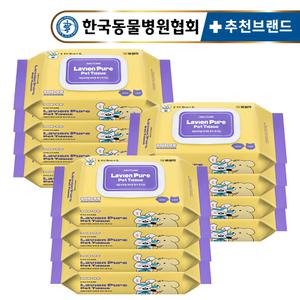 펫생각 유기농 저자극 고양이 강아지 물티슈 80매 12팩 반려동물 펫 애견 대용량 바디티슈