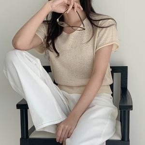 [코코블랑] 리라 부클 반팔니트