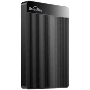 UnionSine 320GB 2.5인치 울트라 슬림 휴대용 외장 하드 드라이브 HDD-USB 3.0(PC, Mac, 노트북, PS4, Xbox One, 360, HD-2510(블랙
