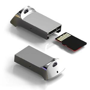 미니 USB 메모리 카드 리더 어댑터 마이크로 SD PC 컴퓨터 노트북용 알루미늄