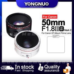 YONGNUO DSLR 카메라용 자동 초점 렌즈, YN50mm F1.8II 마크 2, 캐논 EOS 60D 70D 5D2 5D3 600d