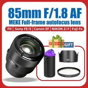 Meike F1.8 AF 풀 프레임 STM 미디엄 망원 프라임 인물 렌즈, 캐논 EF 마운트 90D 80D 70D 60D 800D 760D 7