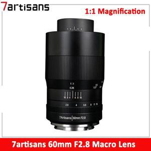7artisans 캐논 EOS-M 소니 E A5000 A6000 후지 FX 마이크로 4/3 미러리스 카메라용 매크로 MF 프라임 렌즈