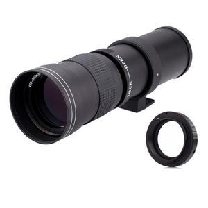 420-800mm F/8.3-16 수동 슈퍼 망원 줌 렌즈 T2 어댑터, 캐논 1200D 760D 750D 700D 650D 600D 70D 60D 5DI