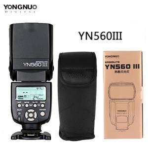 용인 YN560III YN560 III 캐논 니콘 올림푸스 펜탁스 후지 SLR DSLR 카메라 손전등 용 무선 플래시 스피드