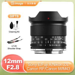 SG 이미지 초광각 수동 프라임 렌즈, 소니 E 캐논 R EOSR L 후지 X 캐논 EOS M M43 xt50 a6300 a7 r10 zfc