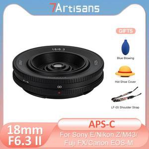 7artisans 초박형 APS-C 렌즈, 소니 E A6000 zve10 후지 XF X-T3 xt10 니콘 Z ZFC 캐논 EOS M M50 매크로 4