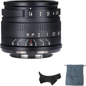 소니 E A6600 A6500 A6400 A6300 후지픽스 X-T5 마이크로 4/3 캐논 EOS-M 니콘 Z용 MF APS-C 프라임 렌즈,