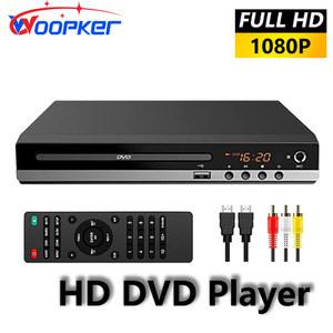 DVD 플레이어 블루레이 Woopker HD B29 1080P 고화질 CD EVD VCD AV HDMI 출력 마이크 포함 USB 110V 220V