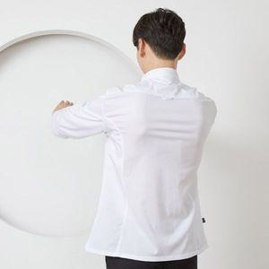 쿨스판 조리복 옆트임 요리사셔츠 조리가운 조리복상의 양식조리복 주방셔츠 조리사옷