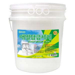 크로바 애벌담금세제 18kg 식기세척기세제 분말담금 업소용 대용량 말통 