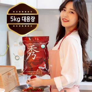 2025년 수확한 5kg대용량 햇고춧가루/ 대형포장 HACCP인증.
