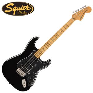 스콰이어 CLASSIC VIBE 70S STRATOCASTER HSS MN 일렉기타 BLK 블랙
