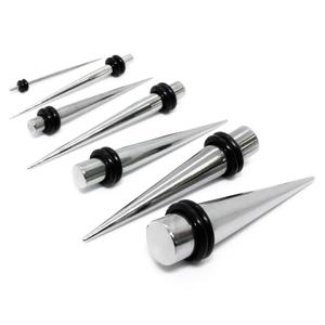 1.2~10mm 써지컬스틸 피어싱 확장기 익스펜더 실버