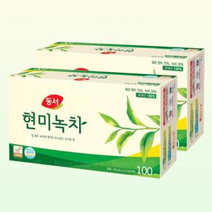 동서 현미녹차 100T + 100T (200T)/티백 침출