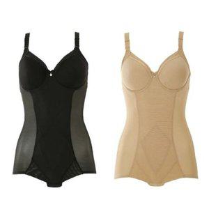 [와코루](타임스퀘어점패션관)280D 미듐타입 몰드컵 와이어 바디슈트 AB컵 (WBTM102AB)