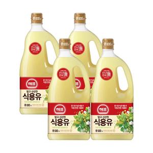 [사조대림] 해표 콩기름 1.8L X 4병 /식용유/오일/튀김/기름