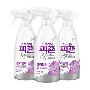피죤 스프레이 시그니처 미스틱레인, 490ml, 3개